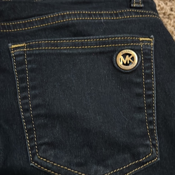 Michael Kors Izzy Dark Wash Denim Jeans - Picture 5 of 5